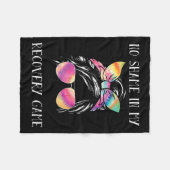 No Shame In My Recovery Game Motivational Emwermen Fleecedecke (Vorderseite (Horizontal))