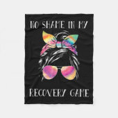 No Shame In My Recovery Game Motivational Emwermen Fleecedecke (Vorderseite)