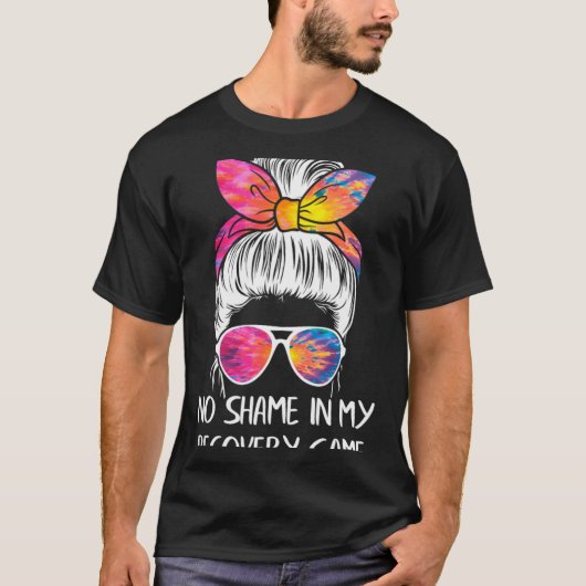 No Shame In My Recovery Game Sobriety Aa Na Anni T T-Shirt (Vorderseite)