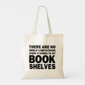 No Shelf-Limitations Bookish Lover Tragetasche (Rückseite)