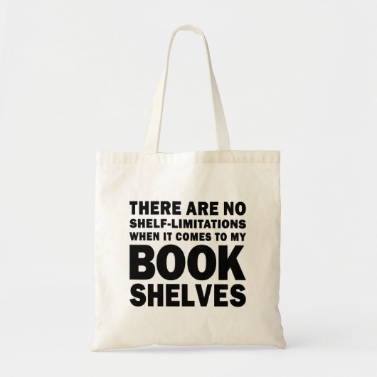No Shelf-Limitations Bookish Lover Tragetasche (Vorne)