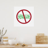 No Shenanigans Symbol Poster (Küche)