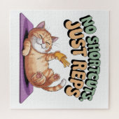 No Shortcuts. Just Reps Puzzle (Horizontal)