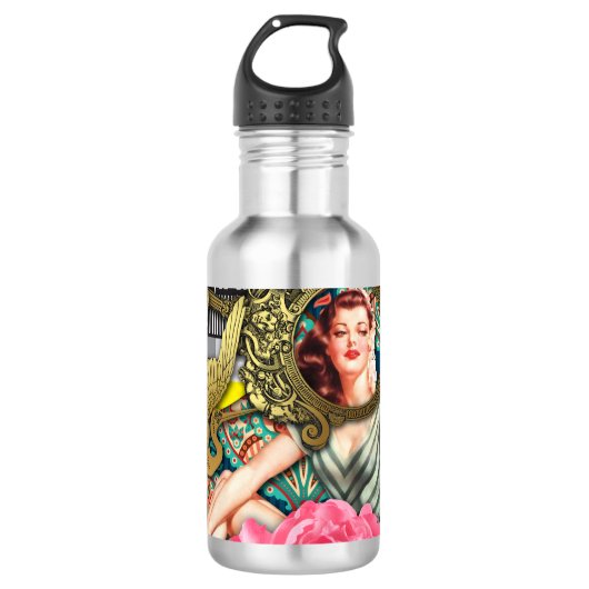 No-Signal - Cheeky Lady Trinkflasche (Vorderseite)