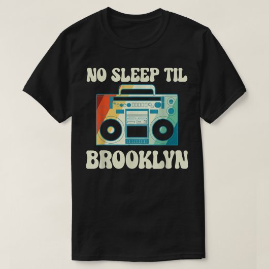 No Sleep Til Brooklyn, I Love The 80s T-Shirt (Design vorne)