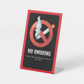 NO SMOKING IS PROIBITED  HERE SOCKELSCHILD (Vorderseite)