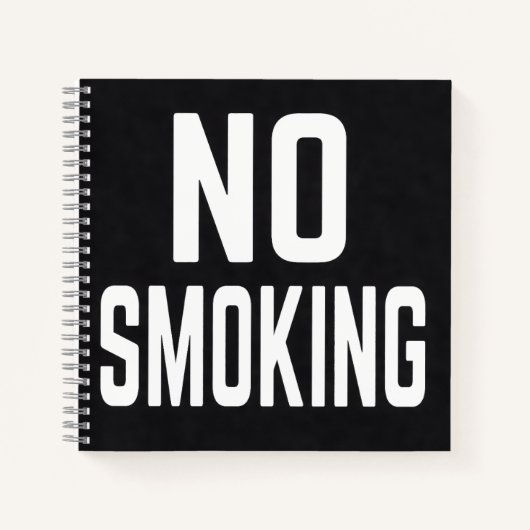 No Smoking Notizblock (Vorderseite)