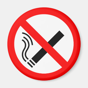NO Smoking Sign - UK Signage Magnet