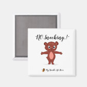 NO Snacking Magnet (Vorderseite/Rückseite)