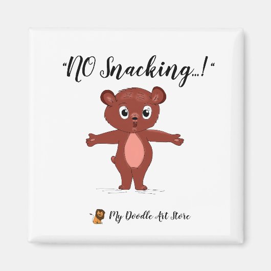 NO Snacking Magnet (Vorne)