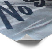 No Soap Mister Poster (Ecke)