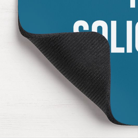 No Soliciting, Funny, Jokes, Sarcastic Mousepad (Ecke)