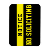 No Soliciting [Magnet] Magnet (Vertikal)
