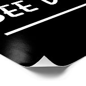 No Soliciting, See Dog For Details Funny Poster (Ecke)