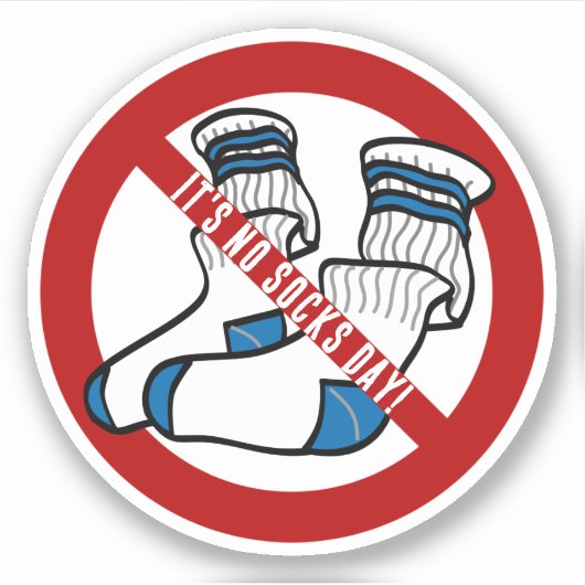 No Sounds Day Aufkleber (Vorderseite)