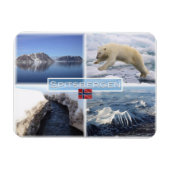 NO Spitzbergen - Svalbard - Fjord - Polarbär - Magnet (Horizontal)