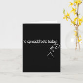 No Spreadsheets Today Accounting Spreadsheets Acco Karte (Gelbe Blume)