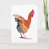 No Spring Chicken Birthday Card Karte (Vorderseite)