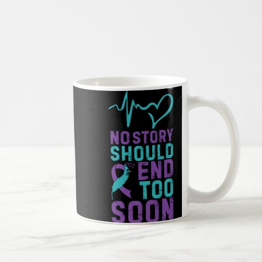 No Story Should End Too Soon Premium  Kaffeetasse (Rechts)