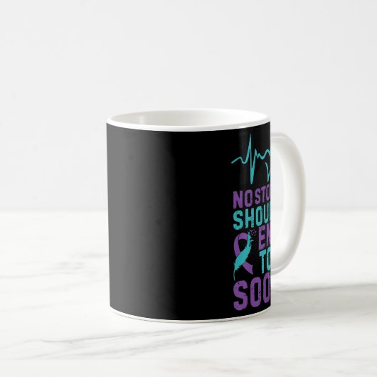 No Story Should End Too Soon Premium  Kaffeetasse (VorderseiteRechts)
