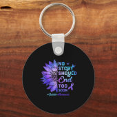 No Story Should End Too Soon Suicide Awareness  Schlüsselanhänger (Vorderseite)