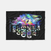 No Story Should End Too Soon Suicide Awareness Tea Fleecedecke (Vorderseite (Horizontal))