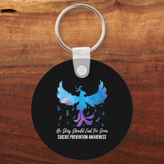 No Story Should End Too Soon, Suicide Prevention A Schlüsselanhänger (Vorderseite)