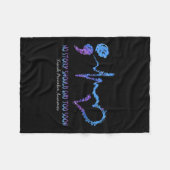 No Story Should end Too Soon Suicide Prevention Aw Fleecedecke (Vorderseite (Horizontal))