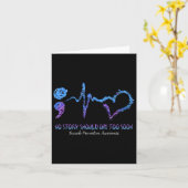 No Story Should end Too Soon Suicide Prevention Aw Karte (Gelbe Blume)