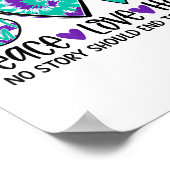 No Story Should end Too Soon Suicide Prevention Aw Poster (Ecke)
