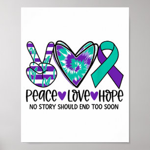 No Story Should end Too Soon Suicide Prevention Aw Poster