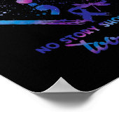 No Story Should end Too Soon Suicide Prevention Aw Poster (Ecke)