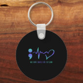 No Story Should End Too Soon Suicide Prevention Aw Schlüsselanhänger (Vorderseite)