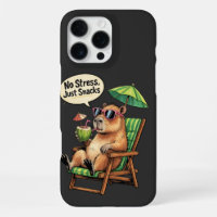 No Stress, Just Snacks – Cute Capybara Summer Vaca