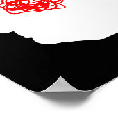 No Strings Attached Funny Sarcastic Saying Adult H Poster (Ecke)