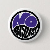 NO STYLIST double purp emblem Button (Vorderseite)
