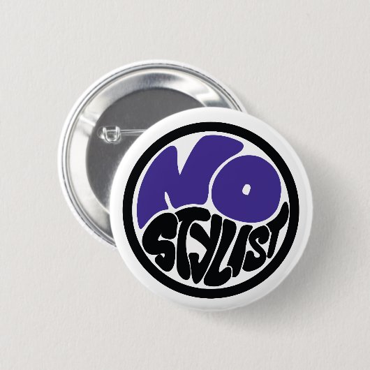 NO STYLIST double purp emblem Button (Vorne & Hinten)