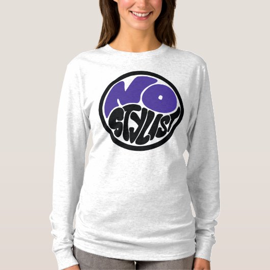 NO STYLIST double purp emblem long sleeve T-Shirt (Vorderseite)
