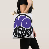 NO STYLIST double purp emblem Tote Tasche (Von Nahem)