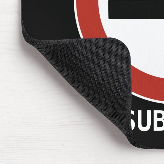 No Subducting Logo Mousepad (Ecke)