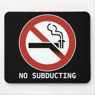 No Subducting Logo Mousepad