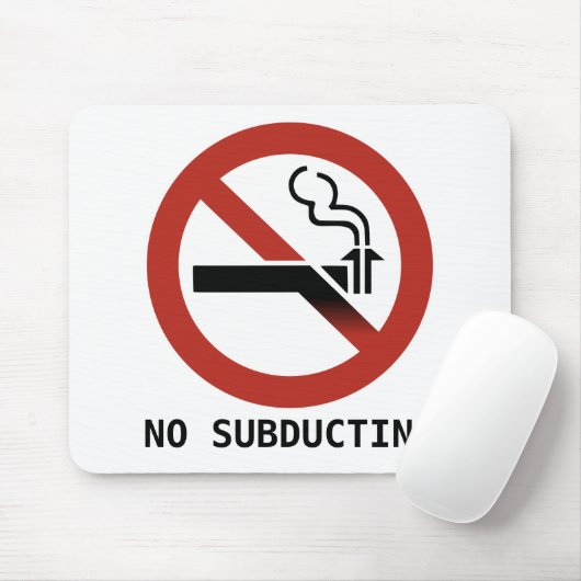 No Subducting Logo Mousepad (Mit Mouse)