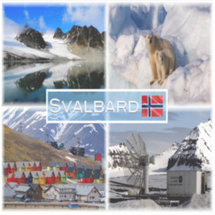 NO Svalbard - Gullybreen Magdalenefjorden - Aufkleber
