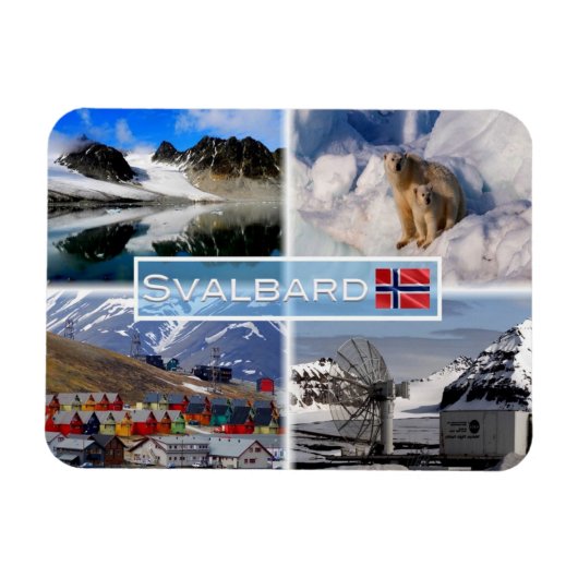 NO Svalbard - Gullybreen Magdalenefjorden - Magnet (Horizontal)