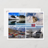 NO Svalbard - Gullybreen Magdalenefjorden - Postkarte (Vorne/Hinten)