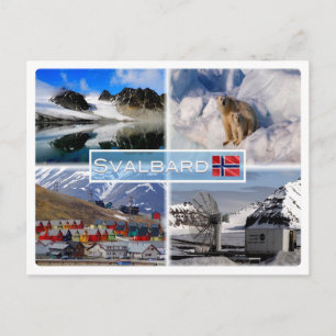 NO Svalbard - Gullybreen Magdalenefjorden - Postkarte