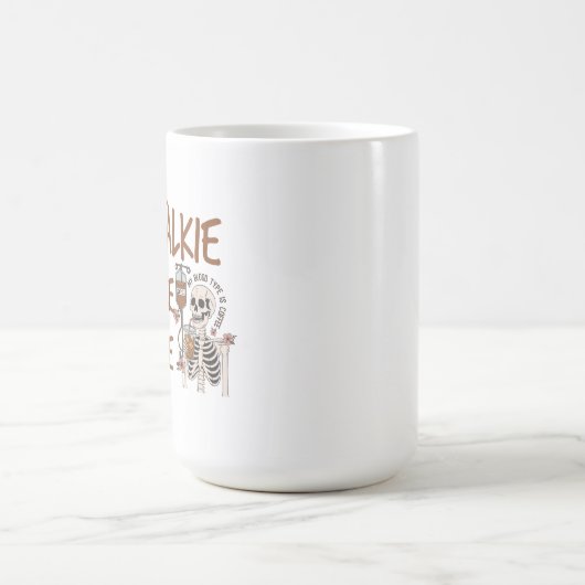 No Talkie Before Coffee funny cat lover gift Kaffeetasse (Mittel)
