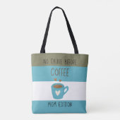 No Talkie Before Coffee - Mama Edition Tasche (Rückseite)