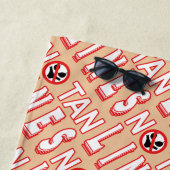 No Tan Lines Strandtuch (Beispiel)