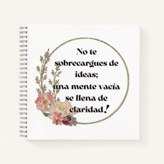 No te sobrecargues de ideas notizblock